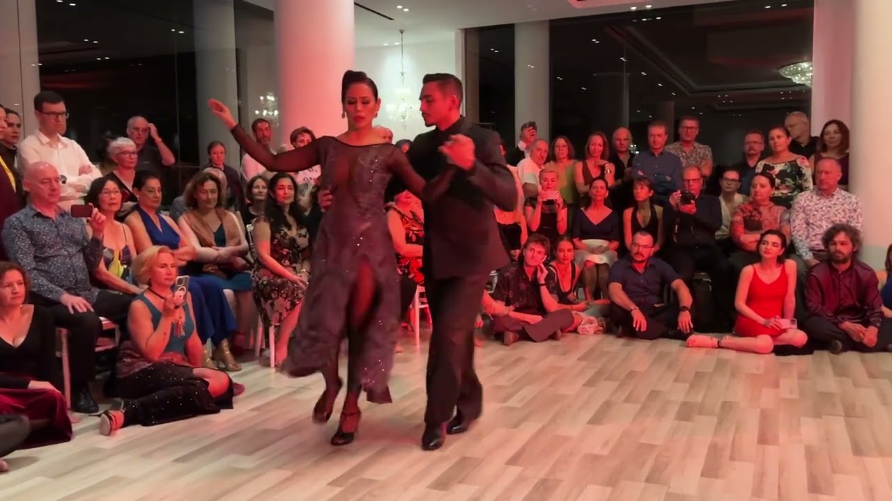Tanya Gutierrez and Sebastian Avendano. 10th Cyprus Tango Meeting 2024. A los amigos