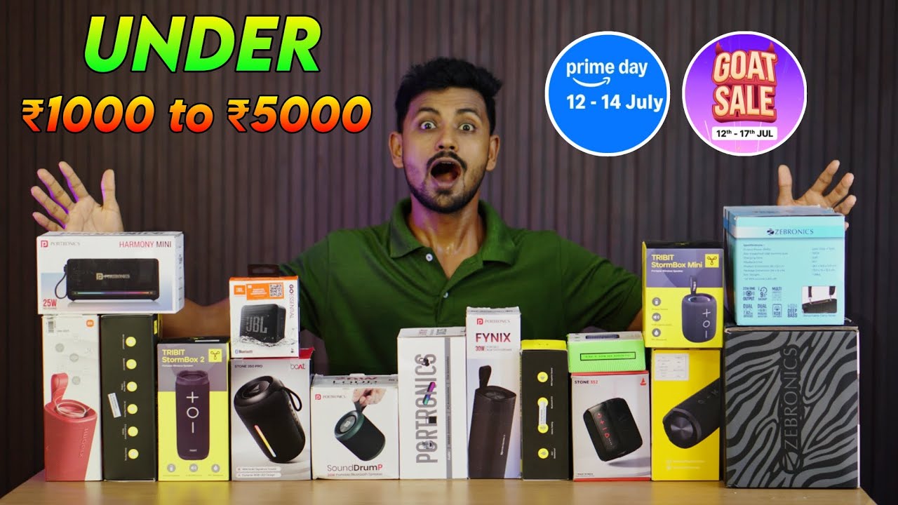 TOP 12⚡Best Bluetooth Speaker in 2025 India(Don't miss)😳 Best Speaker Under ₹1000, 2000, 2500, 3000🔊