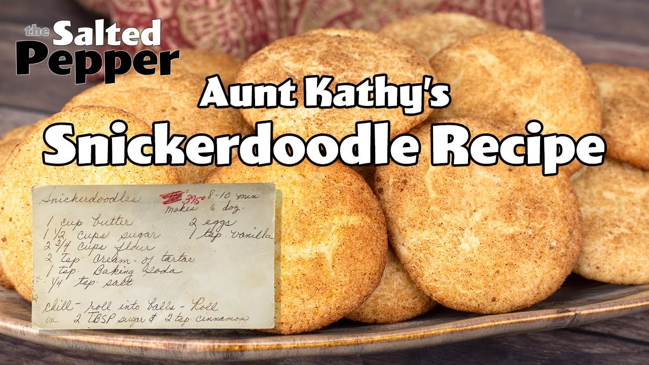 Aunt Kathy's Snickerdoodle Cookies ~ Classic Recipe with Perfect Crackle Top Every Time