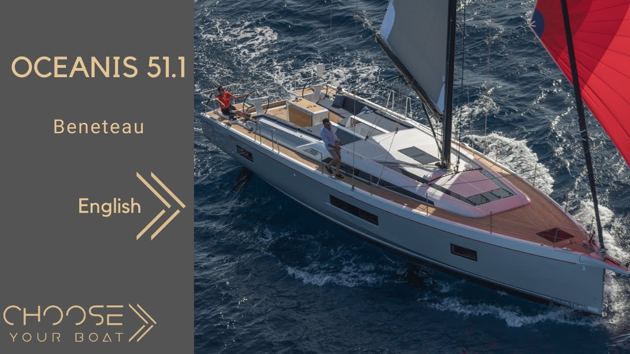OCEANIS 51.1 - Beneteau: Guided Tour Video (in English)