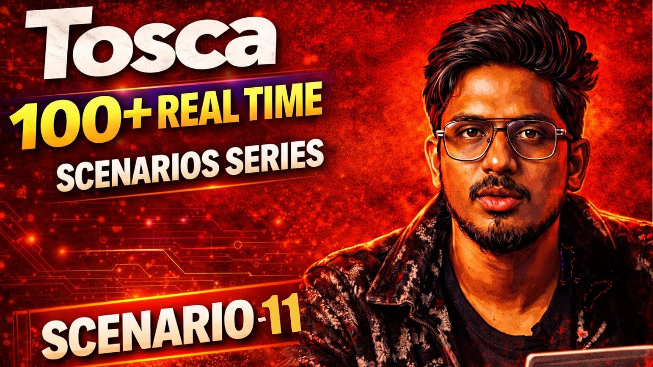 🎯Tosca Scenario 11 | Tosca Interview Question of the Day 11 – Video Solution Released!