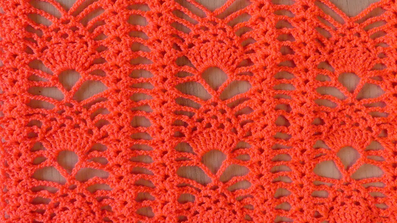 CROCHET Punto piñas paso a paso gratis - Mi Rincón del Tejido
