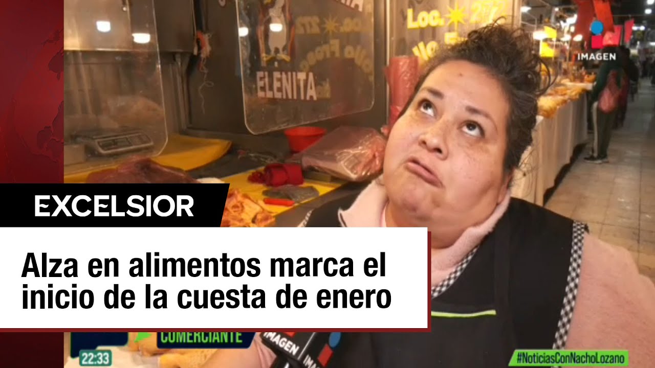 Cuesta de enero se agrava por aumentos en alimentos