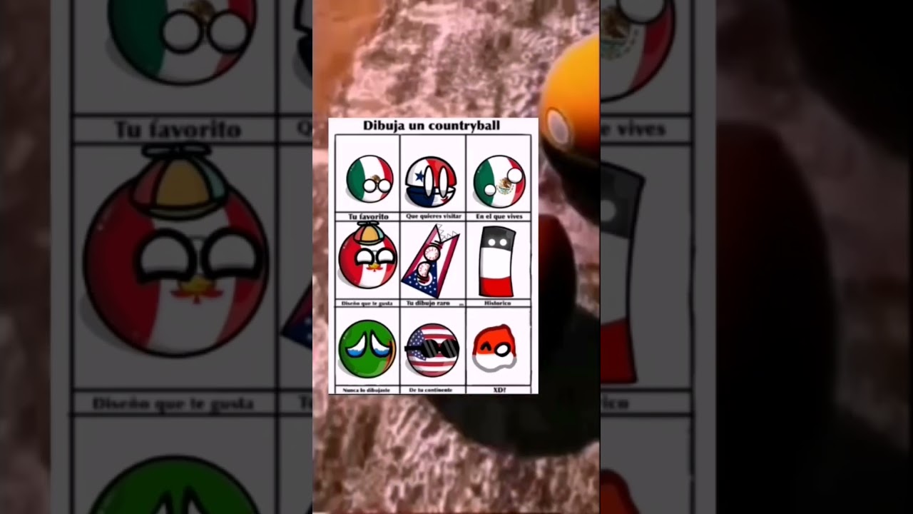 Dibuja un countryball inzano 🤑 #countryballs #shorts