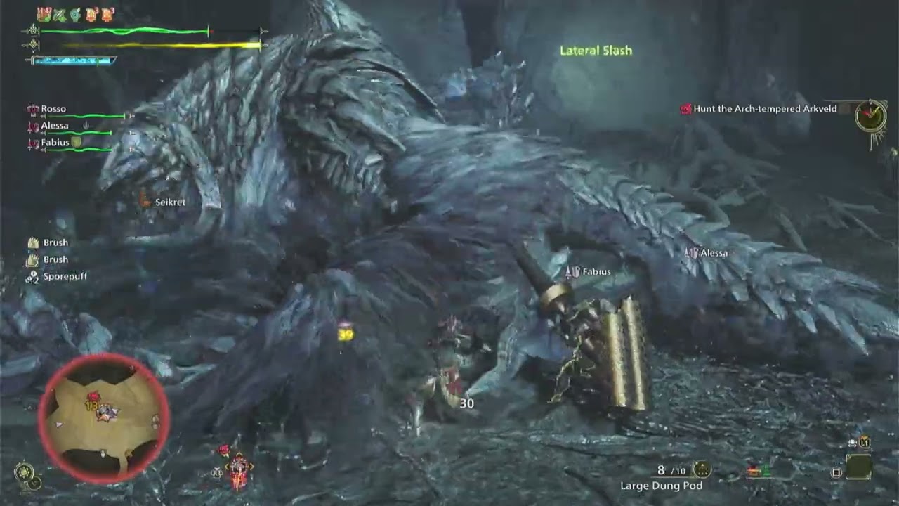 MH Wilds 10⭐5🔷Hunt the Arch-Tempered Arkveld Freedom from Solitude First Fight