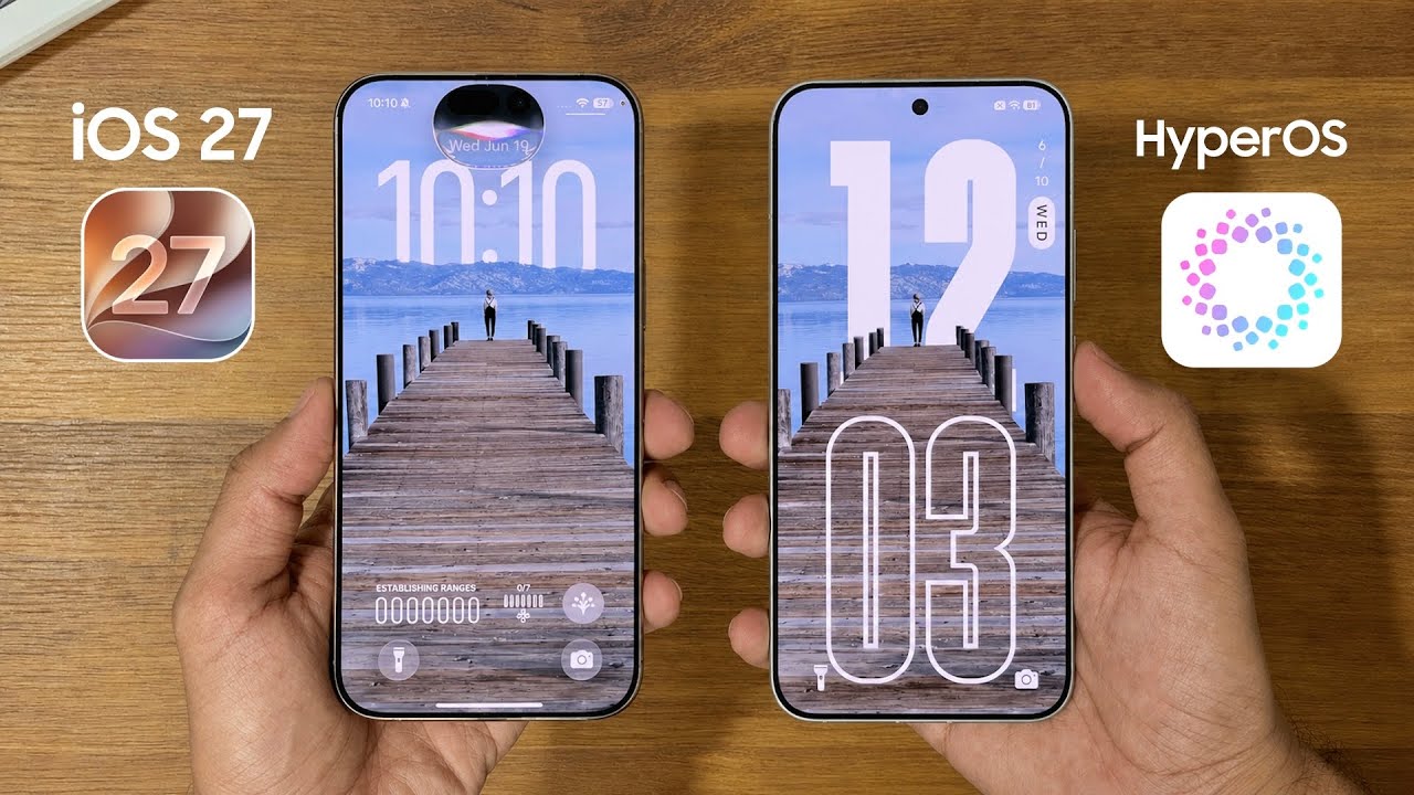 iOS 27 vs Xiaomi HyperOS - COMPARISON