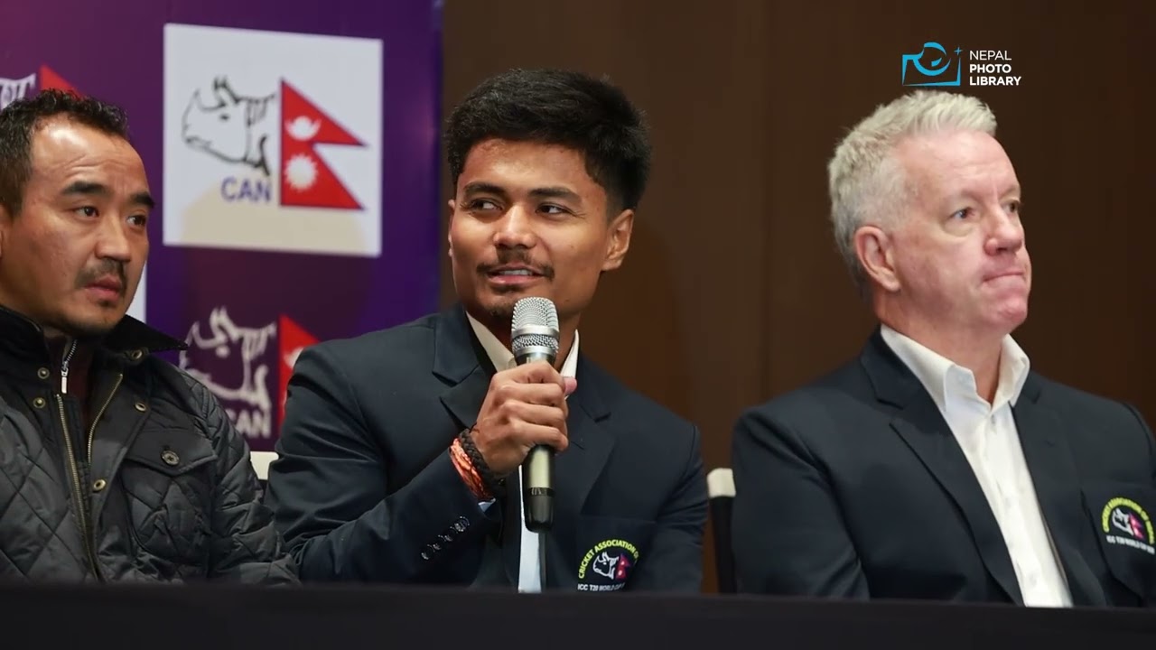 Farewell to Nepali national cricket players for the T20 World Cup #t20worldcup2026 #nepalicricket
