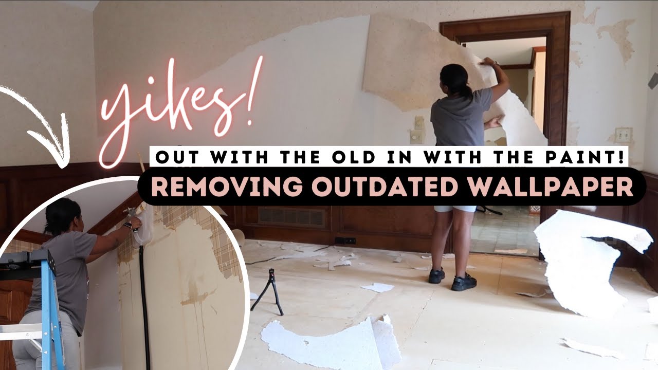 Removing Wallpaper & Picking Paint! | House Reno Series EP. 4 | Ashleigh Lauren