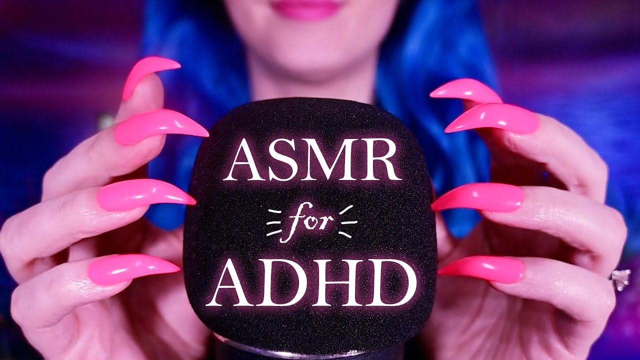 ASMR Mic Scratching for ADHD 💜 BEST Mic Scratching Compilation (No Talking)