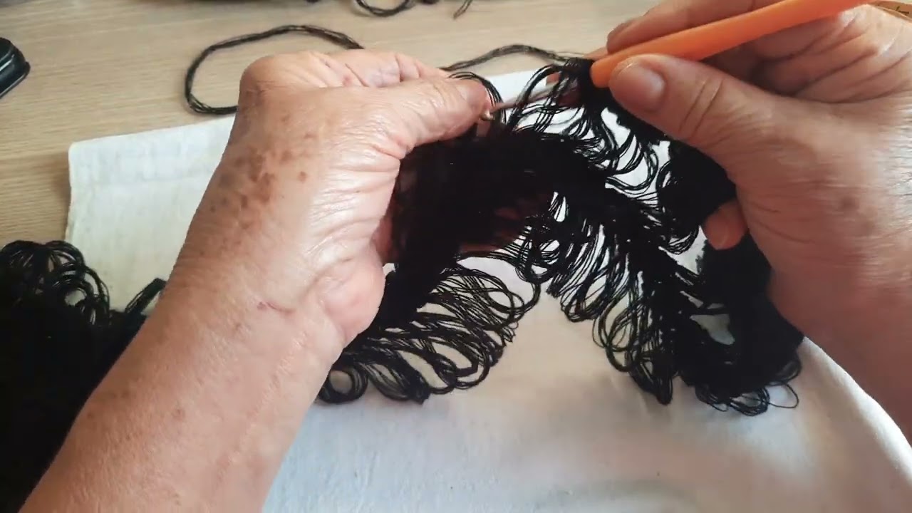 Crochê de Grampo!! como fazer acabamento!!