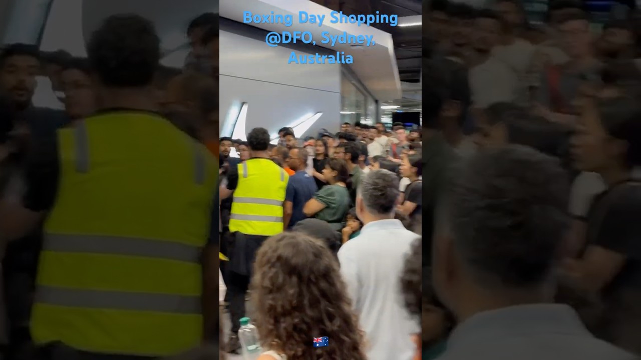 Boxing Day Sales at DFO Sydney Australia 