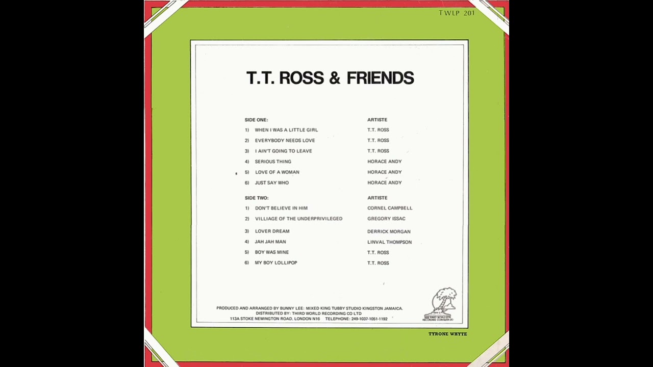 TT.Ross - my boy lollipop