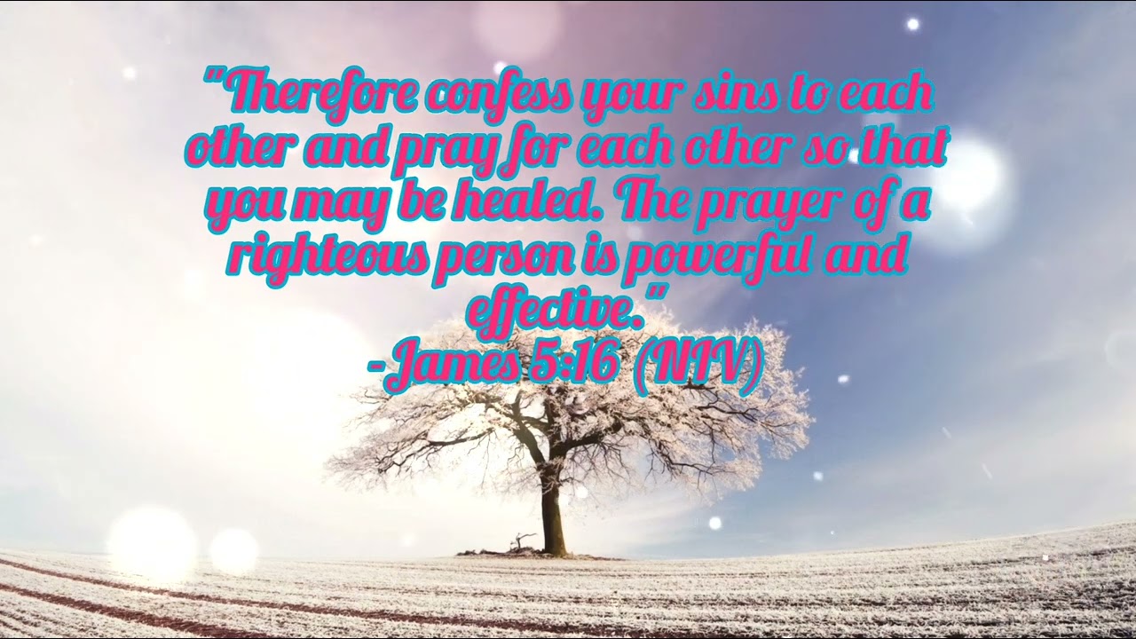Bible Verse Study [James 5:16 (NIV)] ✝️ Learn God's Word &bull; Must Watch