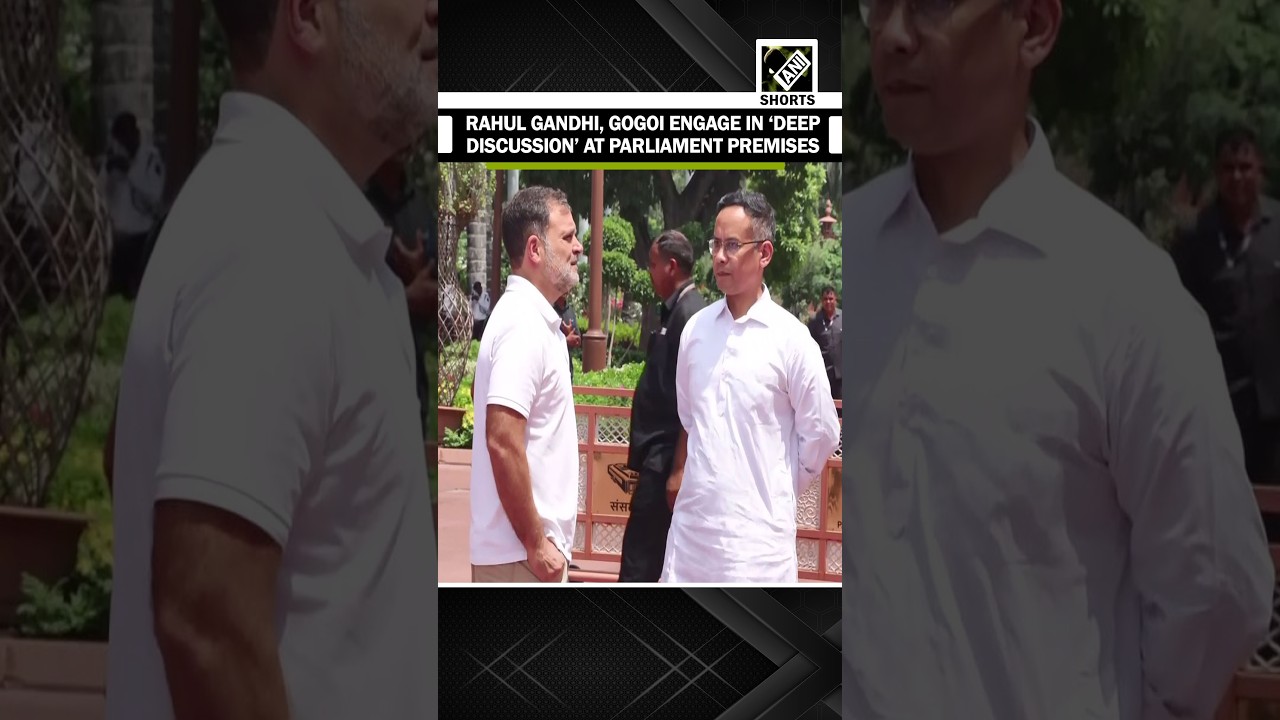 LoP Rahul Gandhi and Congress MP Gaurav Gogoi seen in &lsquo;deep discussion&rsquo; at Parliament