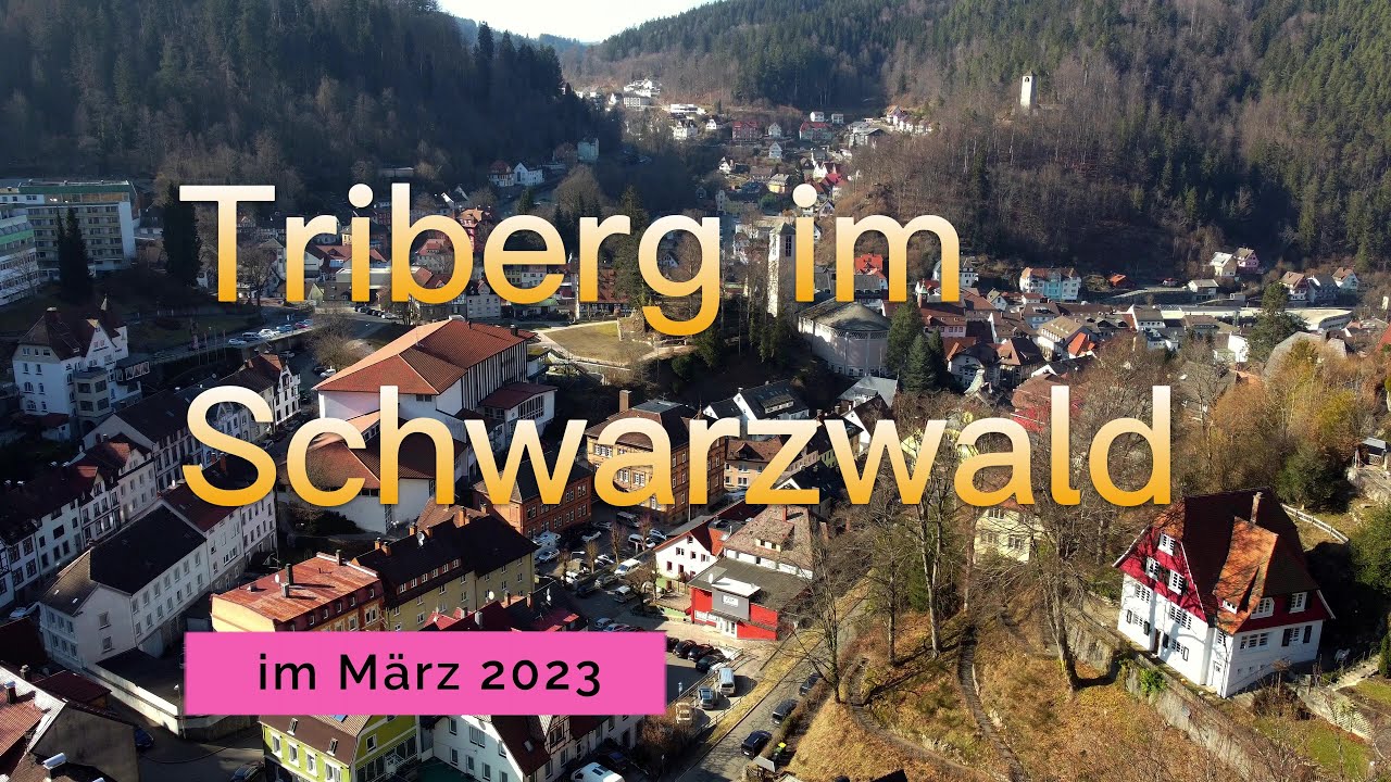 Triberg im Schwarzwald März 2023  in 4K