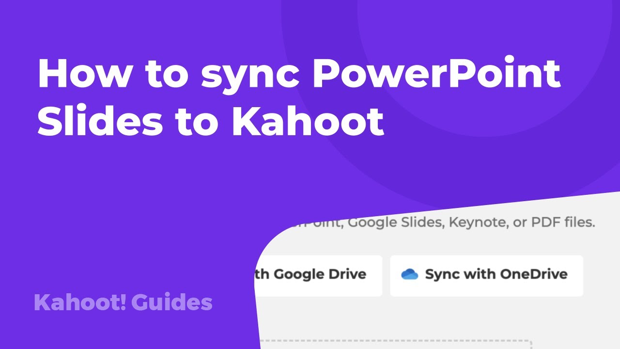 Как синхронизировать слайды PowerPoint с Kahoot