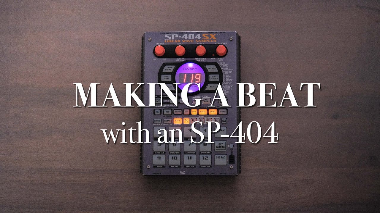 Making a beat with only an SP-404