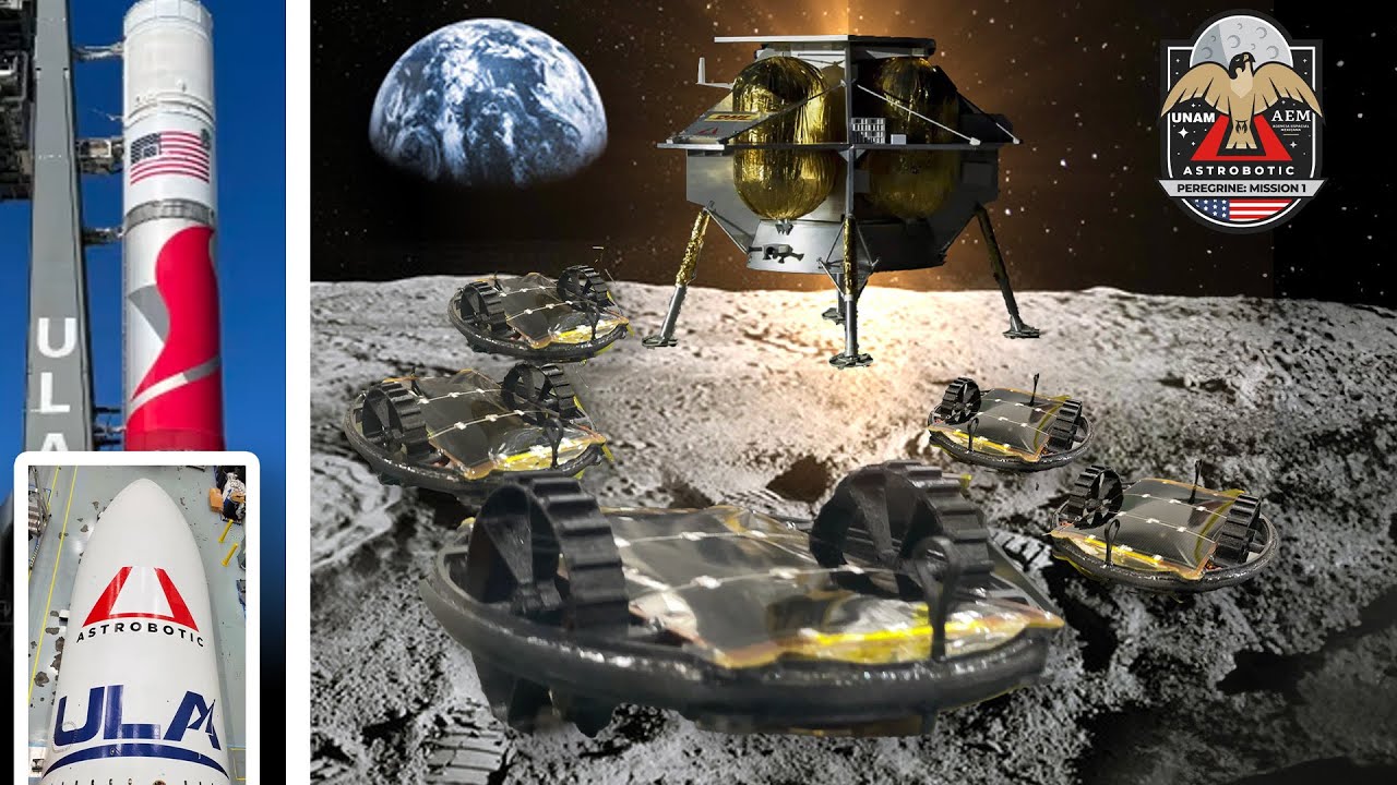Listo, lanzamiento de la primera misión mexicana de micro robots a la superficie lunar | AEM