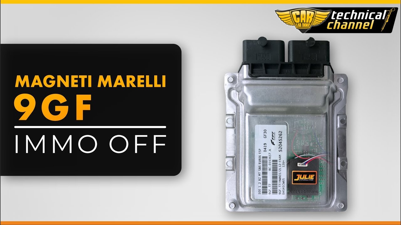 Magneti Marelli 9GF (Fiat) IMMO OFF with Julie Emulator™ by CarLabImmo