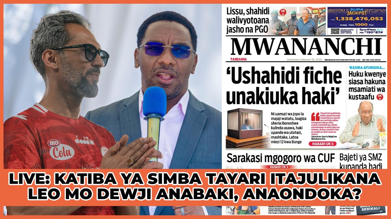 #LIVE: KATIBA YA SIMBA TAYARI ITAJULIKANA LEO, MO DEWJI ANABAKI AU ANAONDOKA?
