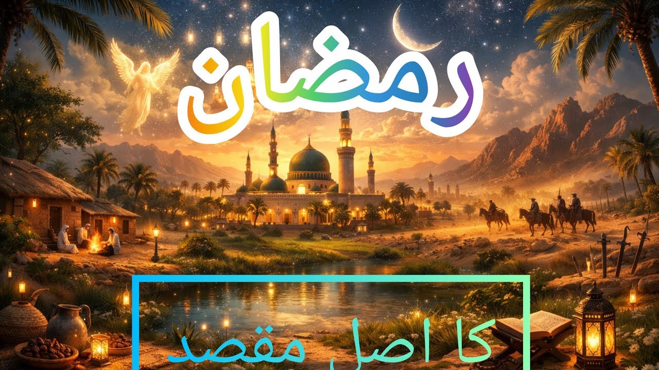Ramadan Kareem 🌙 | Luxurious Golden Islamic Tv Art 2026 خلفية شاشة رمضان |  أجواء هادئة ومريحة