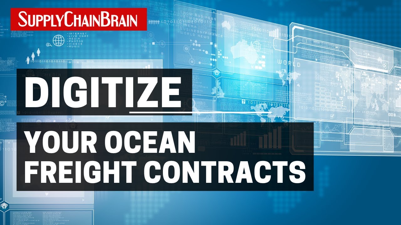Time to Digitize Your Ocean Freight Contracts
