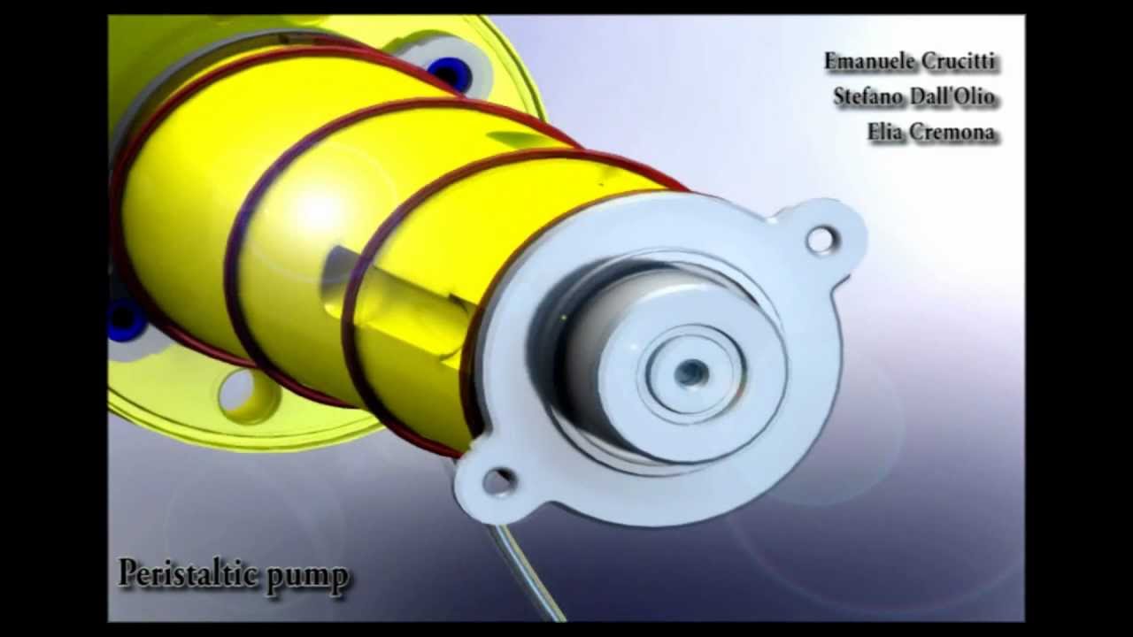 Peristatic pump with manual flow rate regulation - Emanuele Crucitti