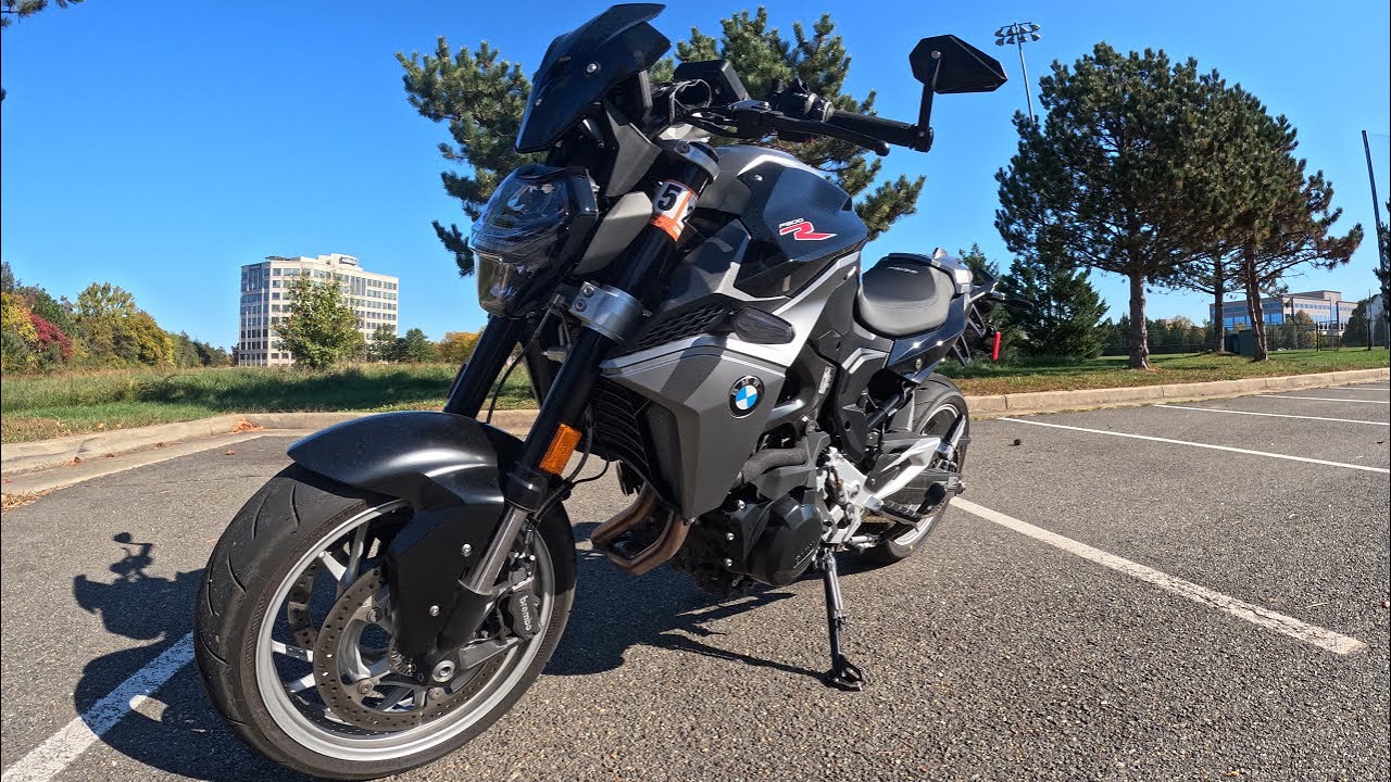 F900R Gets a  Front Spoiler! Quick install