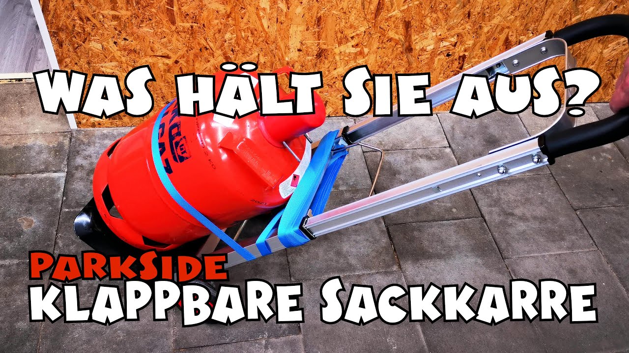 Was h&auml;lt sie aus: PARKSIDE&reg; klappbare Sackkarre