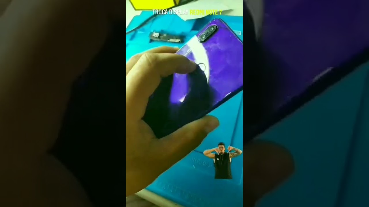 REDMI NOTE 7 TROCA DE DISPLAY #shorts #viral
