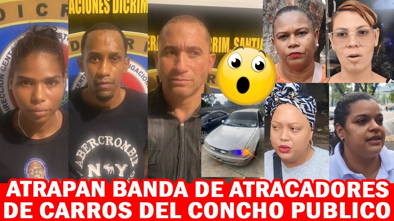 😱😱 APRESAN BANDA DE ATRACAD0RES DEL CONCHO PUBLICO EN SANTIAGO !!!