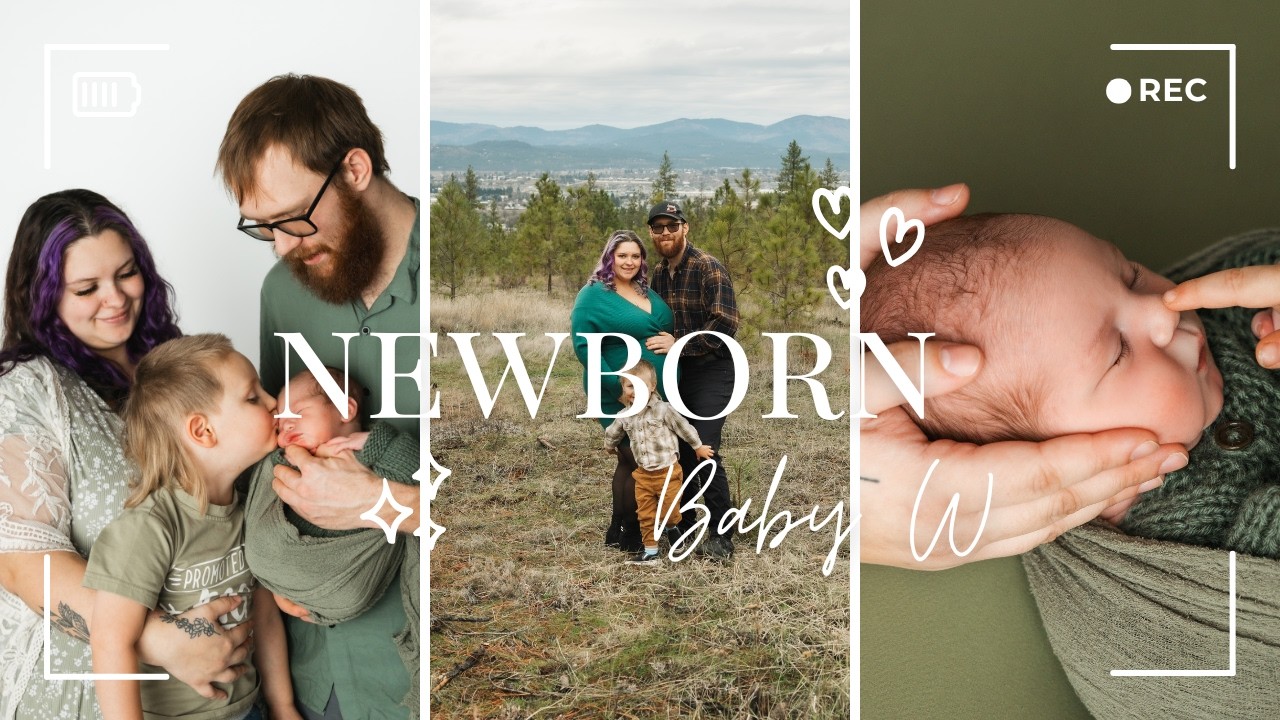 From Gender Reveal to Newborn | Spokane, WA Maternity & Newborn Photographer | Baby W's Story
