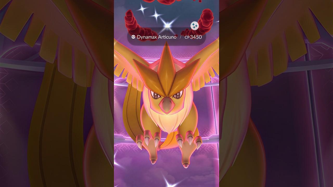 Finally Got a Shiny Dynamax Articuno in Pokemon GO!
