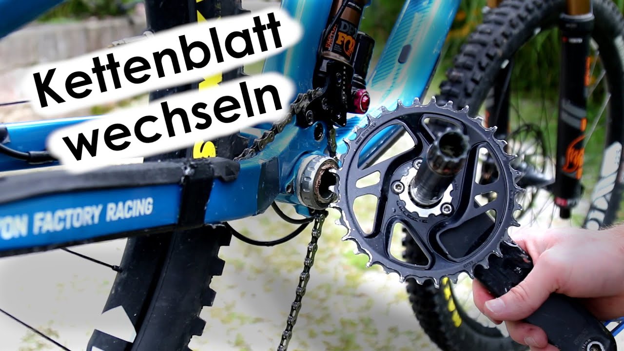 Kettenblatt am MTB wechseln - Schritt für Schritt Anleitung