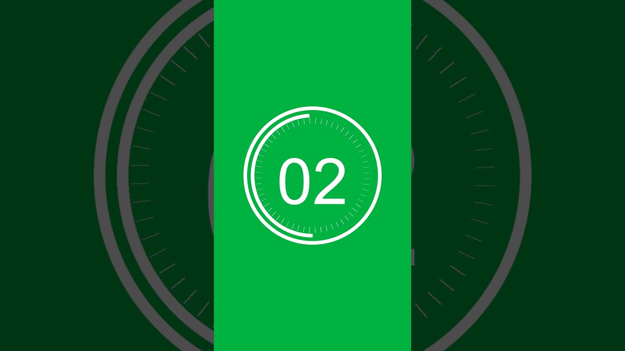5 Second Count Down Timer Best Green Screen Video 4 Video Your Edits | Templates #animation #gaming