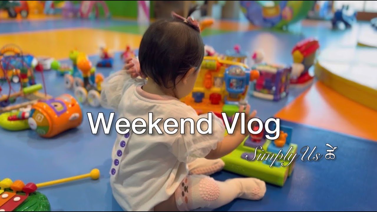 Weekend Vlog | Baby Playtime, Shopping & Home Cooking 🤍
