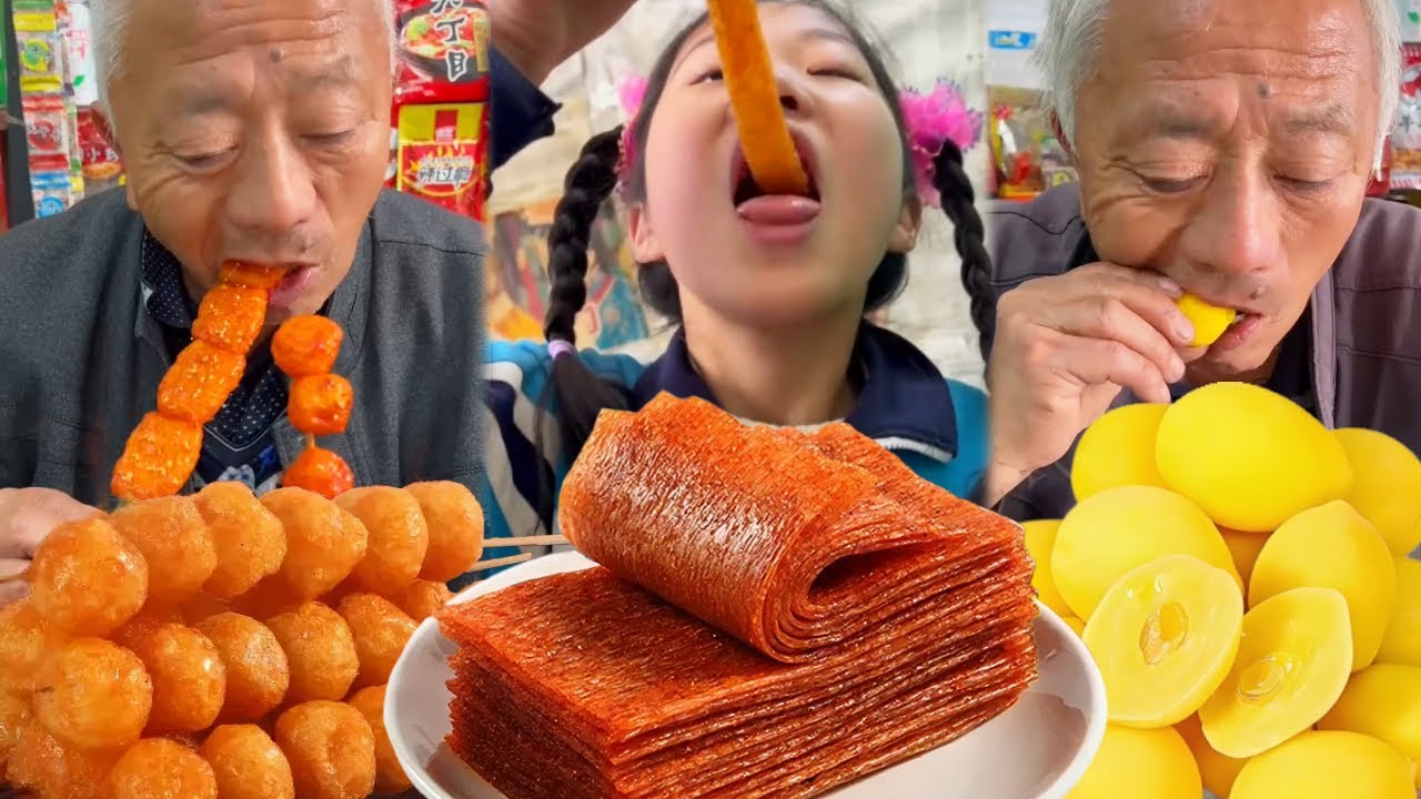 Kumpulan video TikTok camilan Tiongkok jaman dulu, kompilasi camilan Tiongkok masa kecilEP749