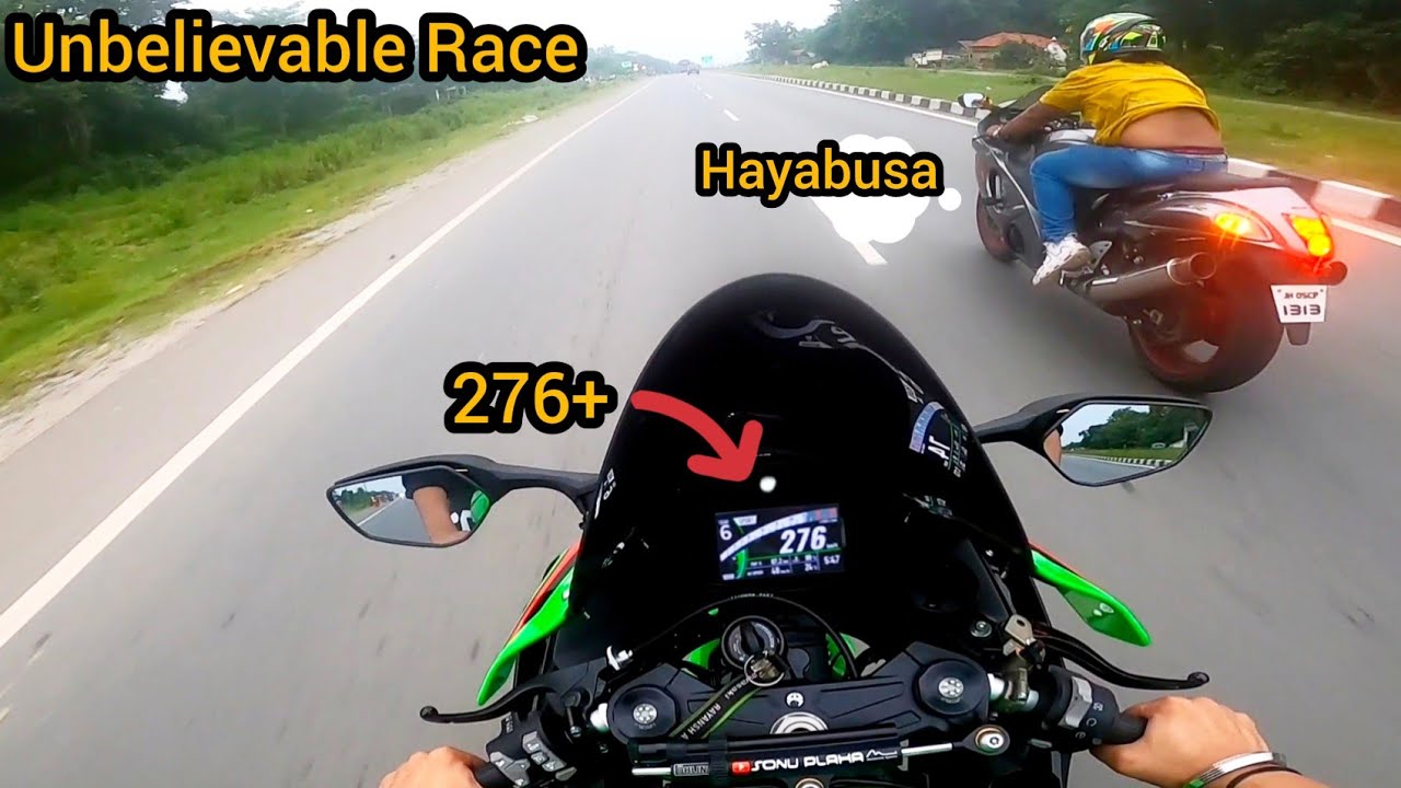 Гонка Hayabusa против Zx10r 😱🏁 || Я так не думал 😱
