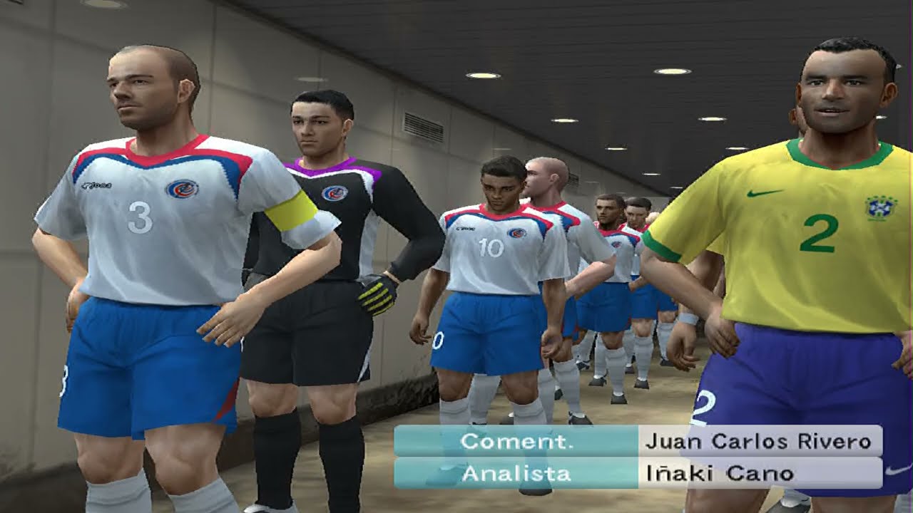 PES 6 - Pro Evolution Soccer 6 - Brazil vs Costa Rica