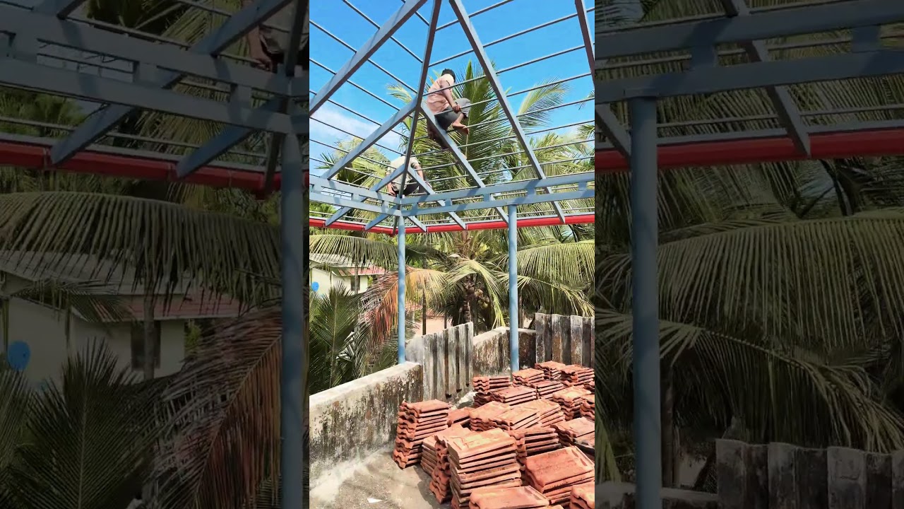 Roofing tiles work, Chand engineering works, Kabka