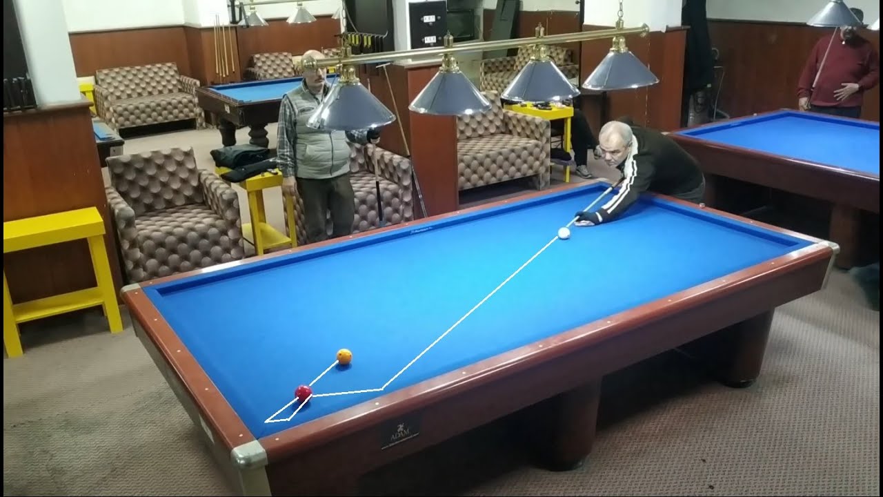 3 Cushion Billiards Shots 