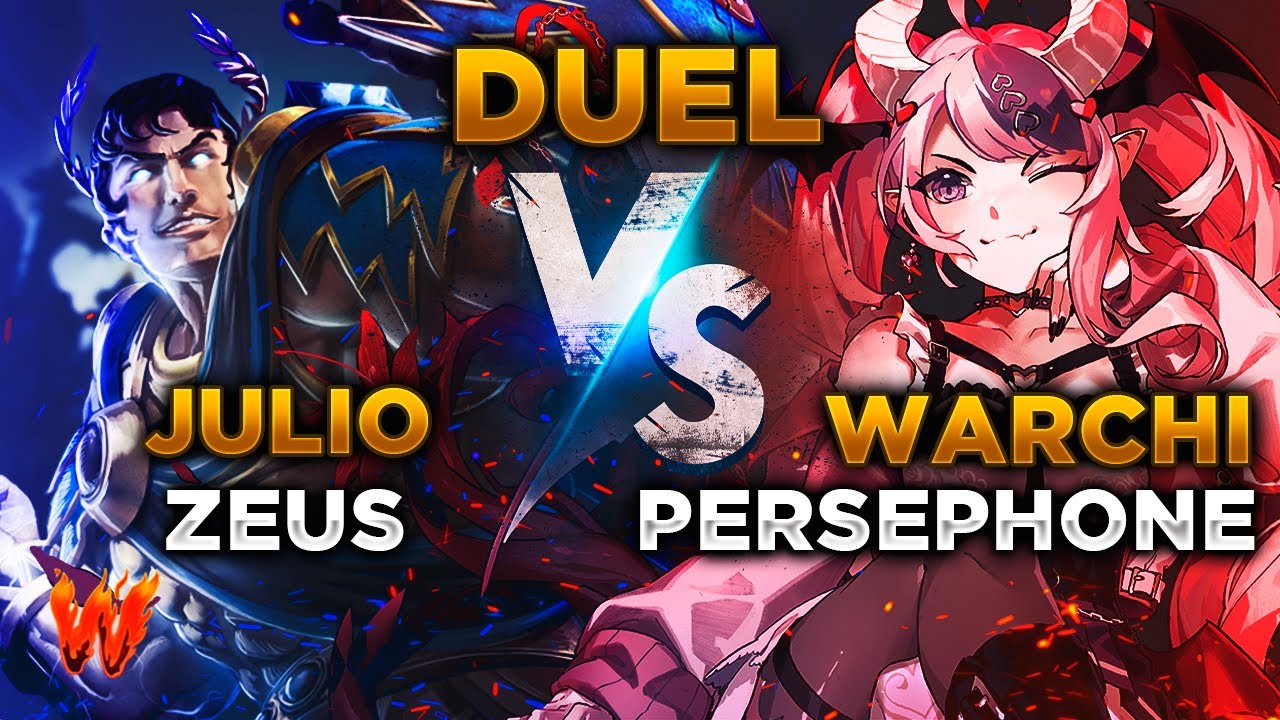 PERSEPHONE, AQUI PASAN COSAS RARAS ft. Julio - Warchi - Smite Duels Random Pick