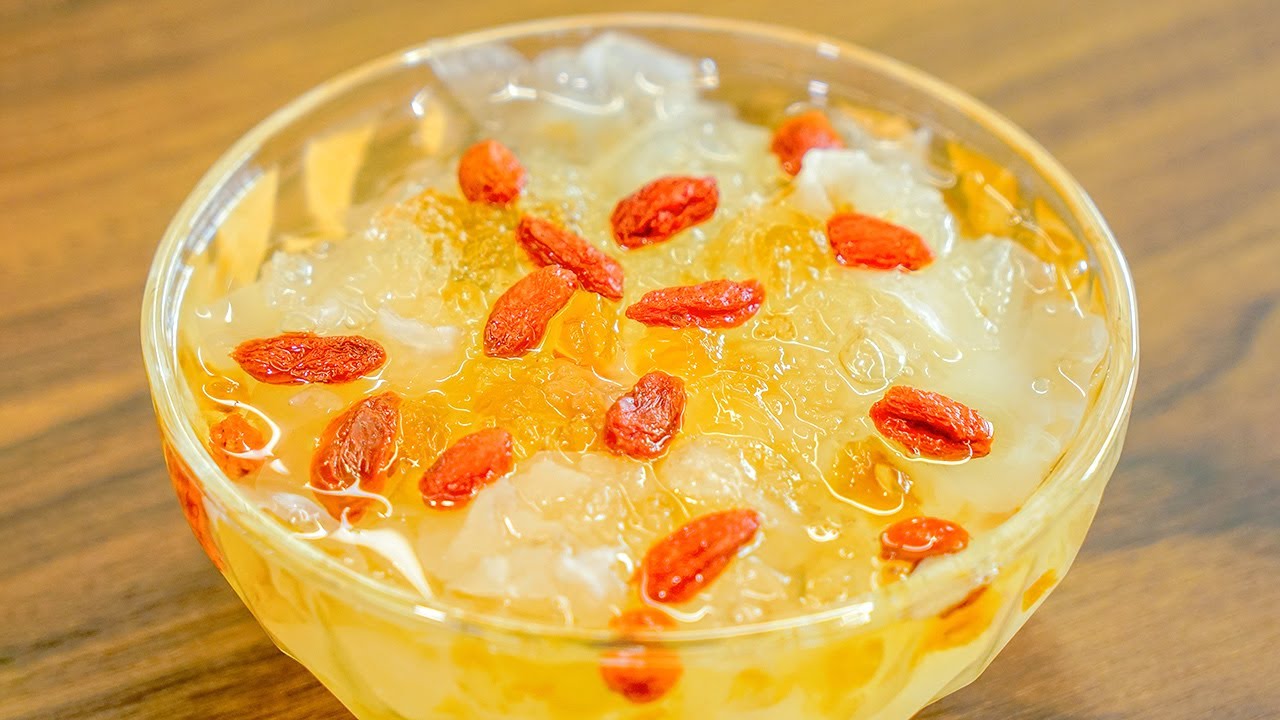 桃膠雪燕糖水，夏天多喝這款糖水，能少貼幾張面膜【山哥山嫂】