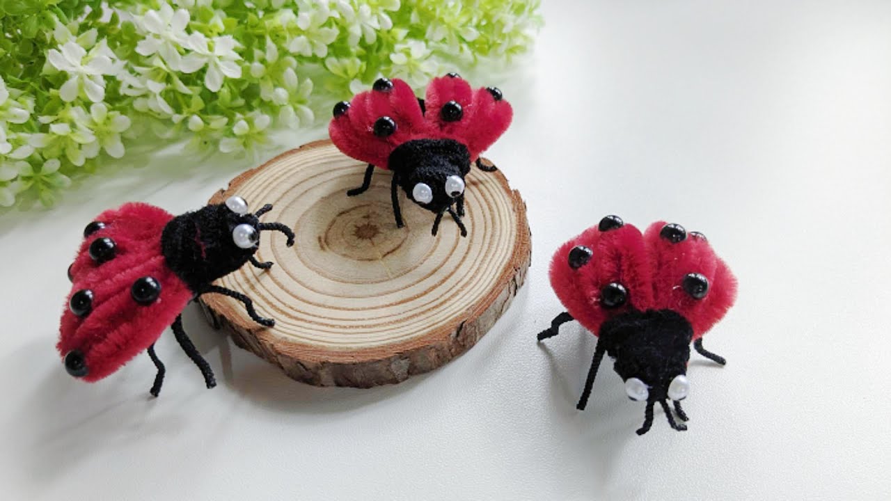 Easy Love Bug Crafts | Valentine's Day DIY Idea | Adorable Love Bug Crafts | Pipe cleaner love bug❤️