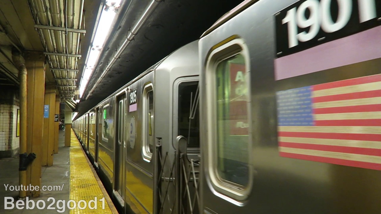 NYC Subway: IRT R62A (7) Train at Vernon Boulevard Station