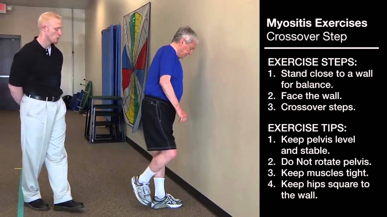 Myositis Exercises Crossover Step V5 1 1