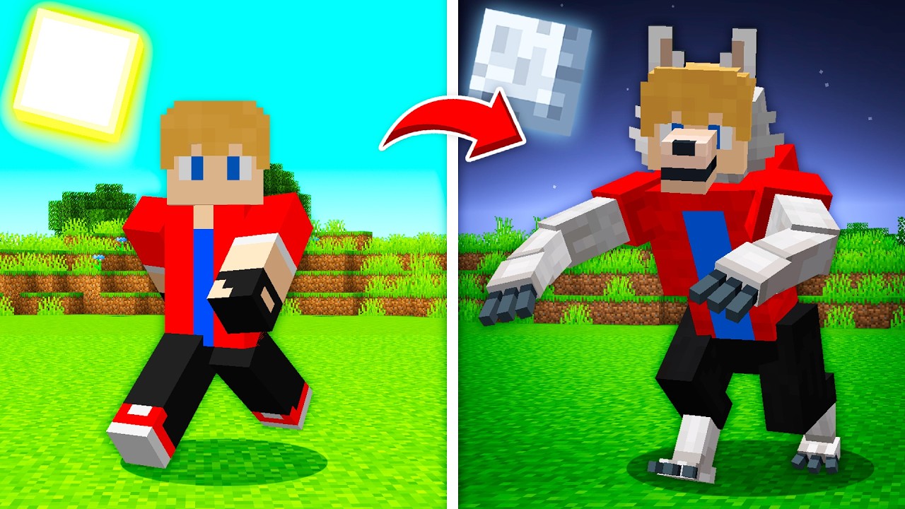 Жизнь оборотня в Minecraft