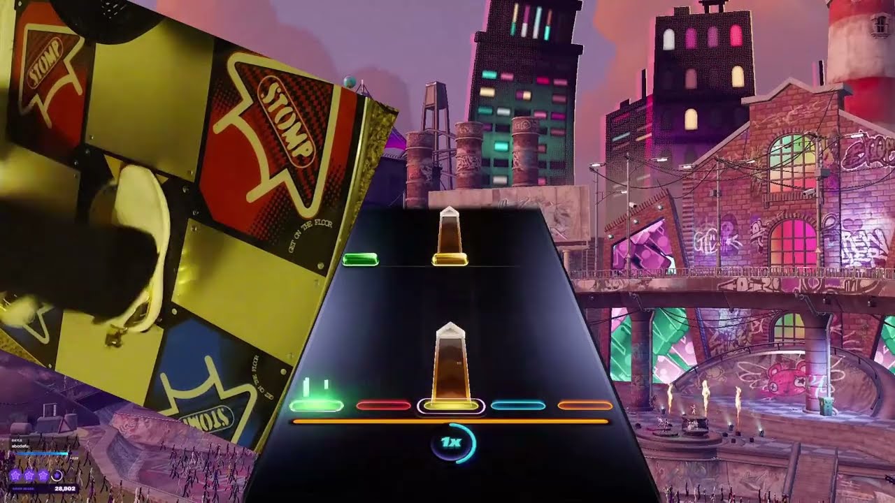 Pump It Up Fortnite Festival Expert: abcdefu GAYLE Drum