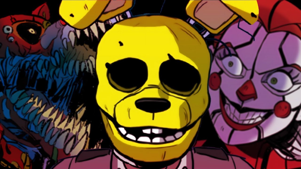 A HISTÓRIA DA TRILOGIA DOS LIVROS DE FNAF (SUPERCUT)