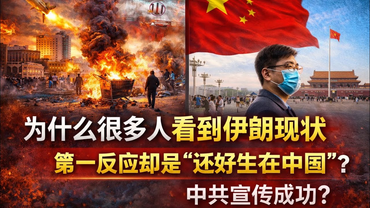 为什么很多中国人看到伊朗灾难，第一反应却是“还好生在中国”？从林肯号“被击中”谣言到政权存亡，揭露中共宣传机器的可怕逻辑
